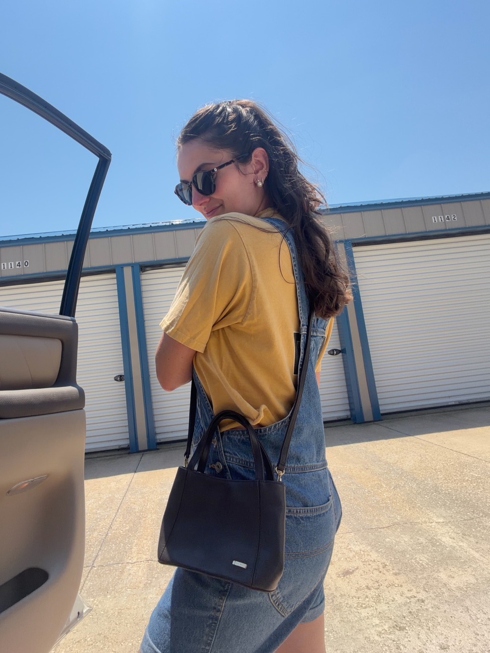 Nine West Black Mini Top-Handle Crossbody Bag - Picture 6 of 6